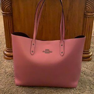 Coach Town Tote in Pink Rose